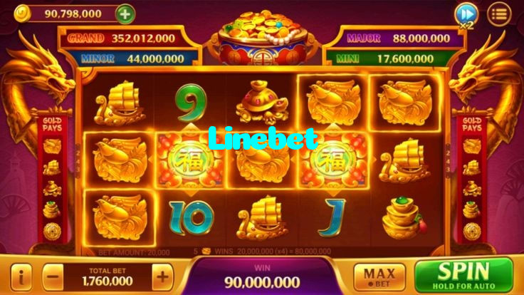 Linebet casino presented on mobile device in Pakistan with slots and live games